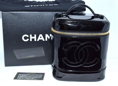 chanel cosmetic vintage|Chanel vintage vanity case bag.